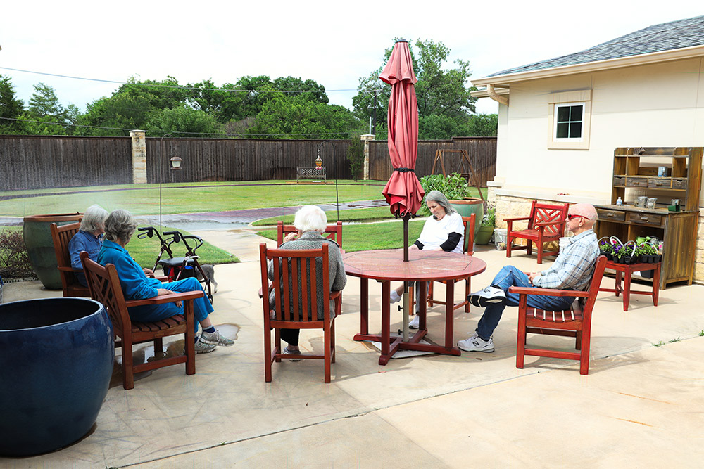 Bader House Memory Care Plano residents